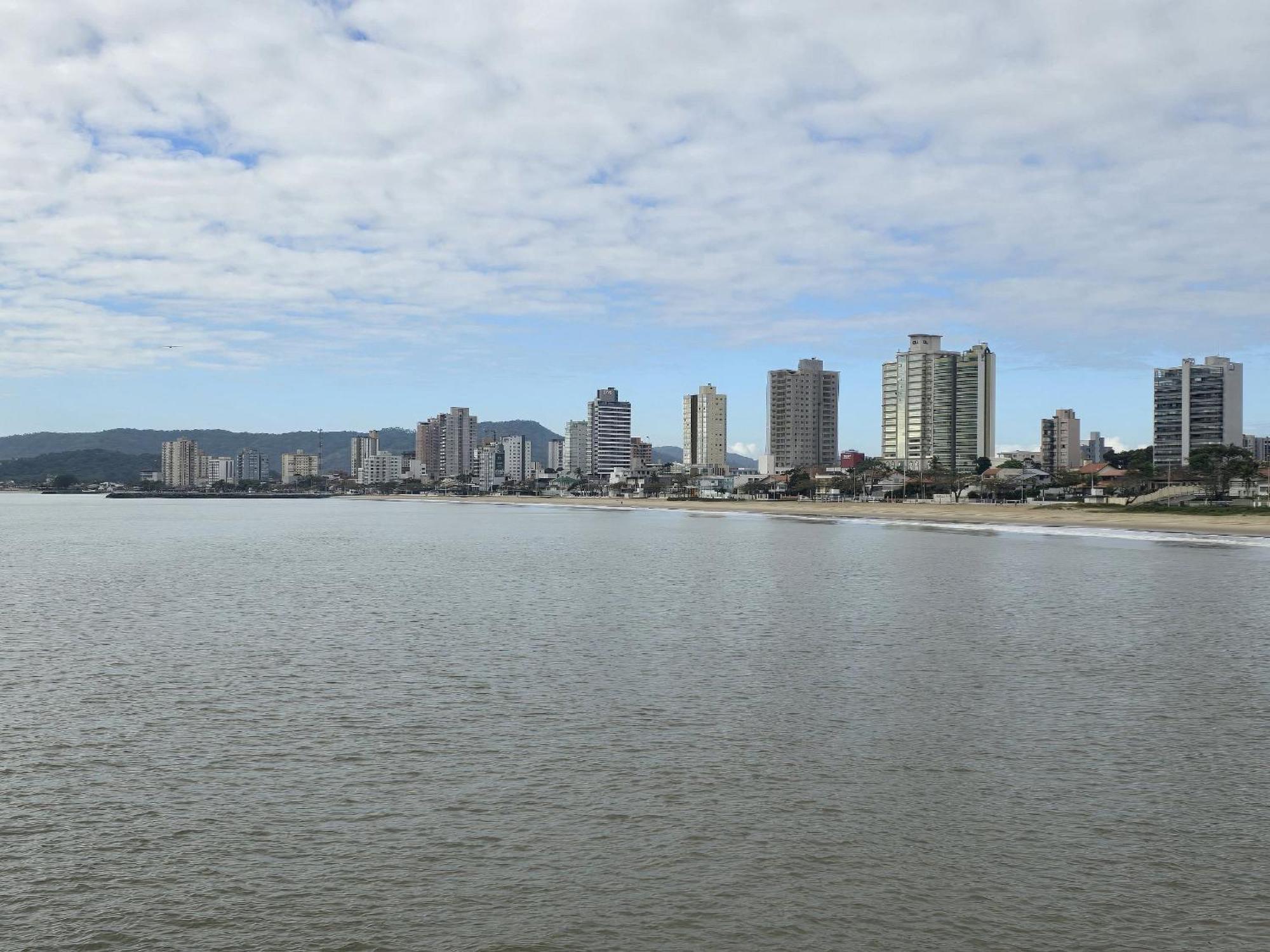 Ap Aloha 501 Vista Mar Da Praia Balneario Piçarras Eksteriør bilde
